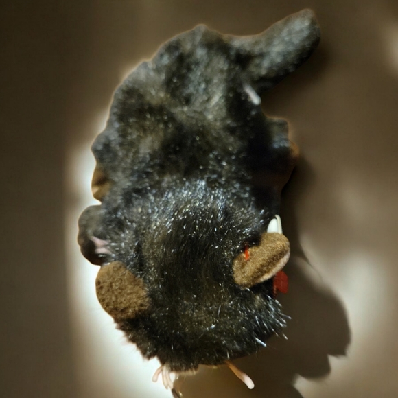 Vtg 2004 Ty Beanie Babies Heiress Black Cat Plush Stuffed Animal Pink Bow Tag - Picture 3 of 12